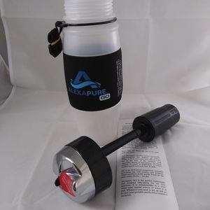 Alexapure Go water filtration bottle NWT